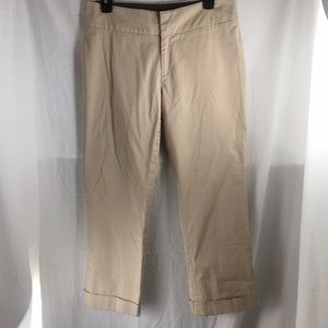 Banana Republic Kakhi Capri Pants Brown Sz. 6